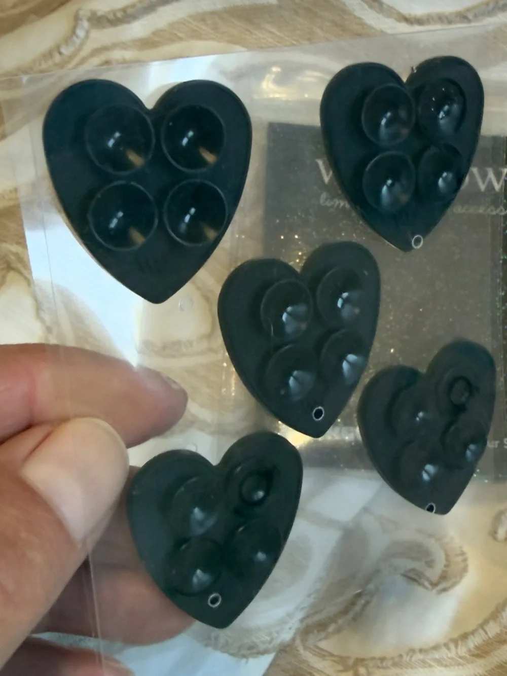 Stickers heart phone grips